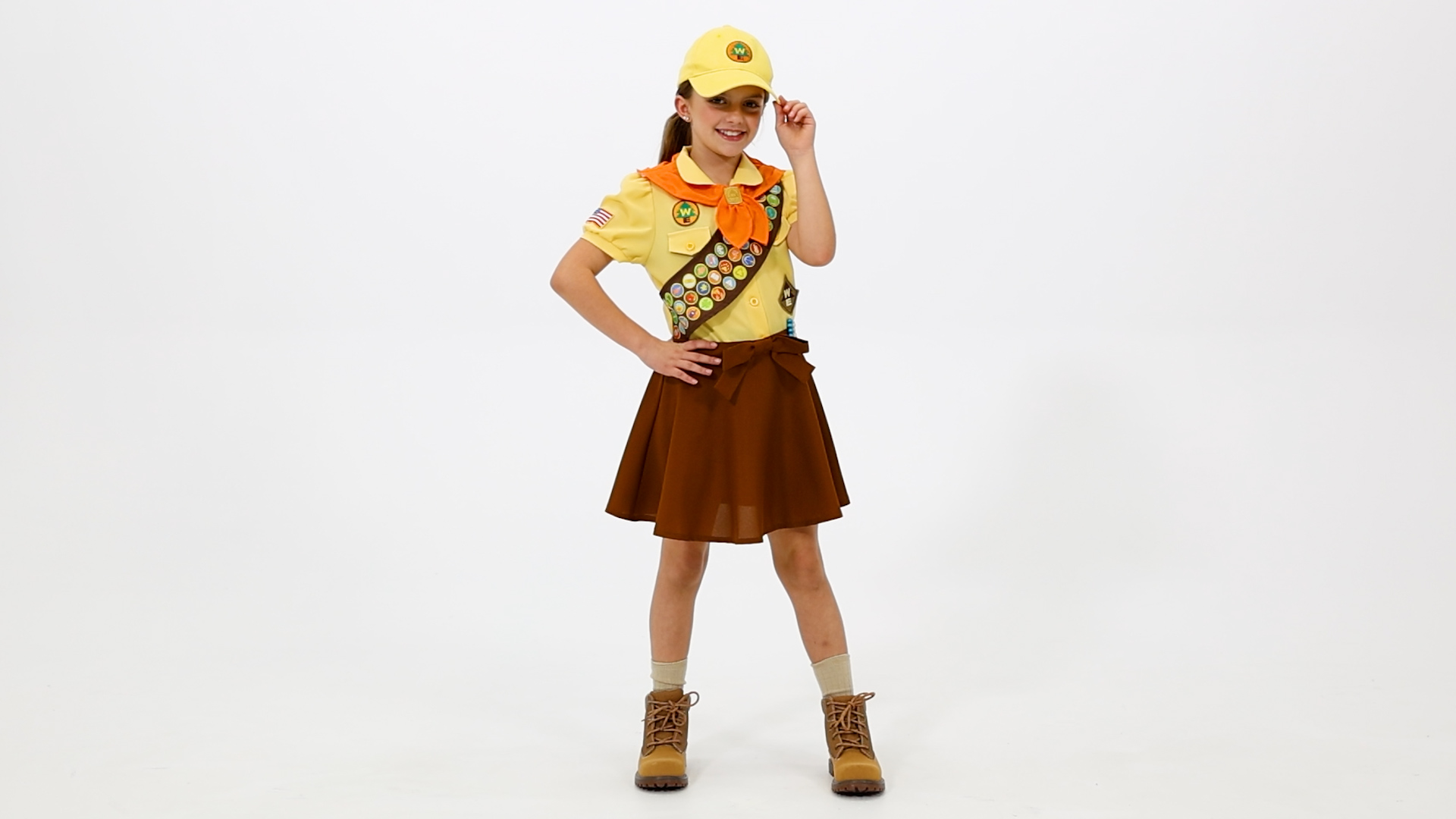 FUN4947CH Girl's Disney and Pixar Wilderness Explorer UP Costume Dress
